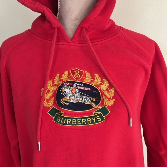 Oversized Classic Logo Vintage burberry sweatshirt - Picture 2 of 8